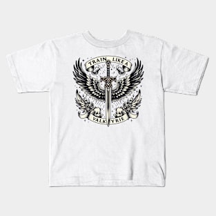 Train Like A Valkyrie Kids T-Shirt